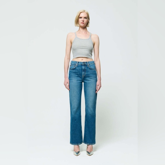 Etica Anya Modern Flare Jeans in Riverside, Size 27 - Picture 1 of 13